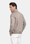 Baileys Sweat Full Zip Fine Two-Tone Vest Taupe