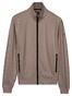 Baileys Sweat Full Zip Fine Two-Tone Vest Taupe