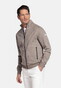 Baileys Sweat Full Zip Fine Two-Tone Vest Taupe
