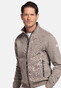 Baileys Sweat Full Zip Fine Two-Tone Vest Taupe