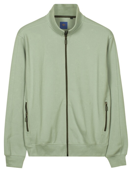 Baileys Sweat Full Zip Heavy Piqué Structure Vest Misty Green
