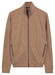 Baileys Sweat Full Zip Subtle Faux-Uni Cardigan Taupe