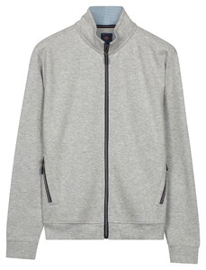 Baileys Sweat Full Zip Subtle Faux-Uni Vest Soft Grey