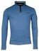 Baileys Sweat Half Zip Doubleface Interlock Trui Delft Blue