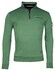 Baileys Sweat Half Zip Doubleface Interlock Trui Midden Groen