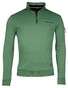 Baileys Sweat Half Zip Doubleface Interlock Trui Midden Groen