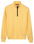 Baileys Sweat Half Zip Oxford Doubleface Interlock Trui Maisgeel