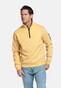 Baileys Sweat Half Zip Oxford Doubleface Interlock Trui Maisgeel