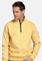 Baileys Sweat Half Zip Oxford Doubleface Interlock Trui Maisgeel
