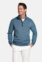 Baileys Sweat Half Zip Oxford Doubleface Interlock Trui Navy