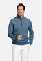 Baileys Sweat Half Zip Subtle Faux Uni Two-Tone Trui Dark Blue
