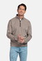 Baileys Sweat Half Zip Subtle Faux Uni Two-Tone Trui Taupe