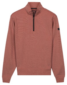 Baileys Sweat Half Zip Subtle Faux Uni Two-Tone Trui Terra