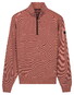 Baileys Sweat Half Zip Subtle Faux Uni Two-Tone Trui Terra