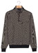 Baileys Sweat Half Zip Two Tone Jacquard Doubleface Interlock Pullover Kitt