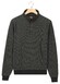 Baileys Sweat Half Zip Two-Tone Jacquard Doubleface Interlock Trui Dark Forest