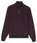 Baileys Sweat Half Zip Two Tone Jacquard Doubleface Interlock Trui Deep Mauve