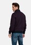 Baileys Sweat Half Zip Two Tone Jacquard Doubleface Interlock Trui Deep Mauve