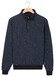 Baileys Sweat Half Zip Two-Tone Jacquard Doubleface Interlock Trui Navy