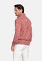 Baileys Sweat Half Zip Yarn Dyed Allover Pinstripe Interlock Trui Terra