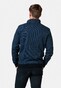 Baileys Sweat Halfzip Jacquard Doubleface Interlock Trui Denim Blue