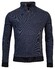 Baileys Sweat Halfzip Jacquard Doubleface Interlock Trui Denim Blue