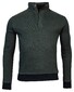 Baileys Sweat Halfzip Jacquard Doubleface Interlock Trui Misty Green
