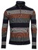 Baileys Sweat Halfzip Jacquard Piqué Yarn Dyed Stripe Pullover Misty Green