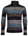 Baileys Sweat Halfzip Jacquard Piqué Yarn Dyed Stripe Trui Adriatic Blue