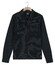Baileys Sweat Polo Zip Collar Two-Tone Fine Texture Pattern Jacquard Vest Navy