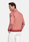 Baileys Sweat Texture Zip Yarn Dyed Jacquard Interlock Vest Dusty Rose
