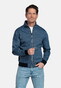 Baileys Sweat Texture Zip Yarn Dyed Jacquard Interlock Vest Navy