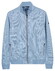 Baileys Sweat Texture Zip Yarn Dyed Jacquard Interlock Vest Riviera Blue