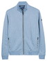 Baileys Sweat Texture Zip Yarn Dyed Jacquard Interlock Vest Riviera Blue