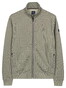Baileys Sweat Texture Zip Yarn Dyed Jacquard Interlock Vest Soft Green