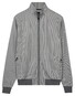 Baileys Sweat Texture Zip Yarn Dyed Jacquard Interlock Vest Soft Grey