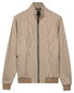 Baileys Sweat Texture Zip Yarn Dyed Jacquard Interlock Vest Zand