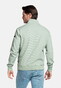 Baileys Sweat Zip Texture Jacquard Doubleface Cardigan Misty Green