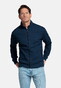 Baileys Sweat Zip Texture Jacquard Doubleface Vest Dark Blue