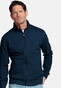 Baileys Sweat Zip Texture Jacquard Doubleface Vest Dark Blue