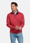 Baileys Sweatshirt Half Zip Buttons Fine Piqué Trui Coral