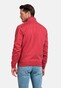 Baileys Sweatshirt Half Zip Buttons Fine Piqué Trui Coral