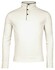 Baileys Sweatshirt Half Zip Buttons Fine Piqué Trui Marshmallow