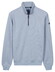 Baileys Sweatshirt Half Zip Heavy Piqué Structure Pullover Cloud Blue