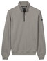 Baileys Sweatshirt Half Zip Heavy Piqué Structure Pullover Mushroom