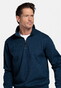 Baileys Sweatshirt Half Zip Heavy Piqué Structure Trui Dark Blue