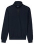 Baileys Sweatshirt Half Zip Heavy Piqué Structure Trui Dark Blue