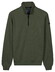 Baileys Sweatshirt Half Zip Heavy Piqué Structure Trui Thyme Green