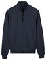 Baileys Sweatshirt Half Zip Subtle Faux-Uni Trui Navy