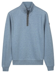 Baileys Sweatshirt Half Zip Subtle Faux-Uni Trui Riviera Blue